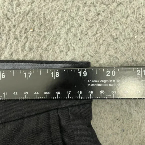 Old Navy Ultimate Straight Pants Men 38 Black Built in Flex Chinos - Picture 6 of 11